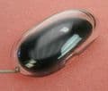Apple Black Wired USB Mouse Buttonless 400 DPI M5769