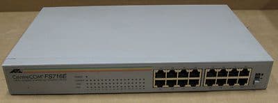ATI Allied Telesyn International CentreCOM FS716E 16-Port Network Hub, HAMRP008