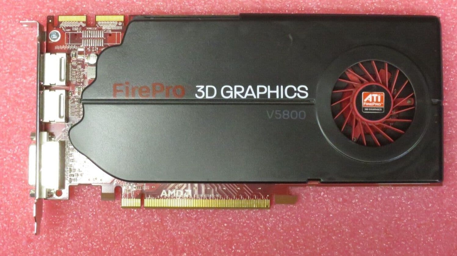 ATI Radeon Fire Pro 3D V5800 1GB GDDR5 DVI 2x Display Port PCIe PC ...