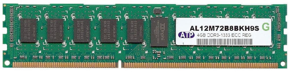 ATP 1GB DDR3 PC3-12800 1600Mhz 240Pin RDIMM Server Memory RAM ...