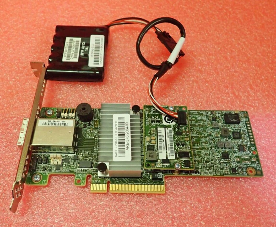 Avago LSI MegaRAID SAS 9380-8E External RAID Controller ARE-370-2004-00 ...