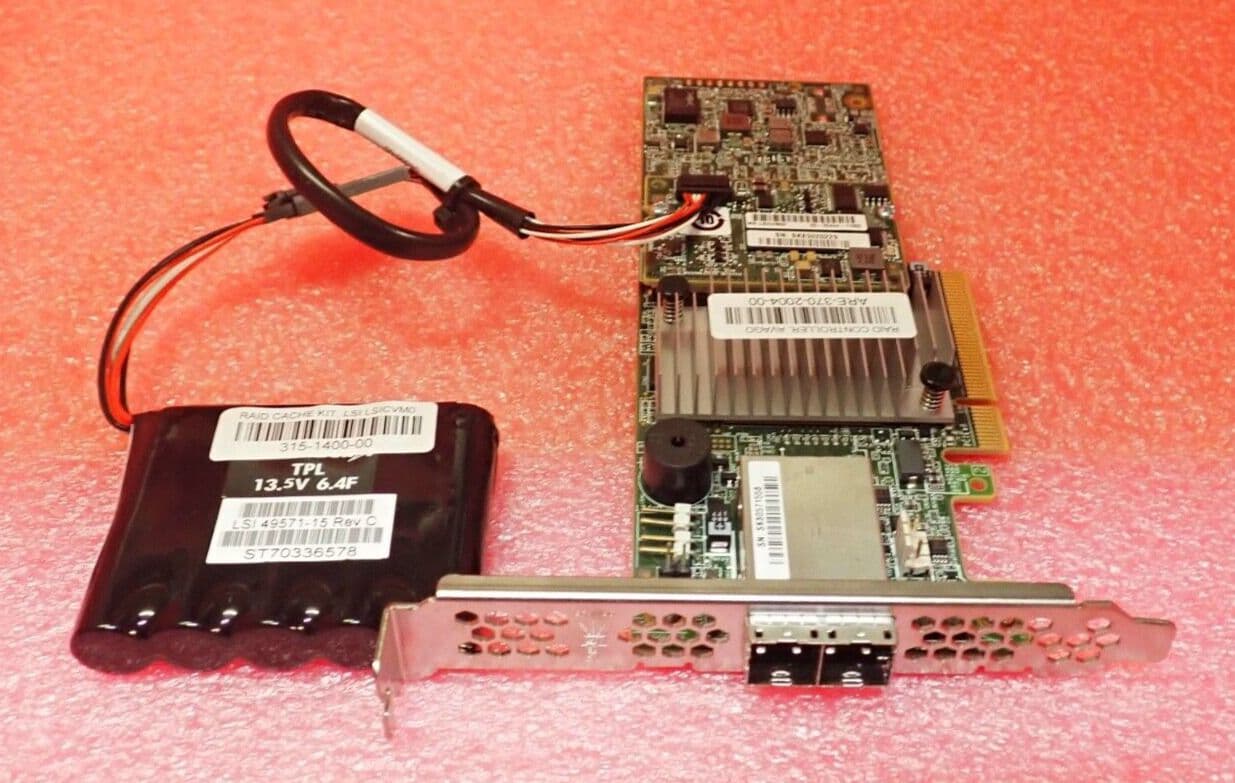 Avago LSI MegaRAID SAS 9380-8E External RAID Controller ARE-370-2004-00 ...