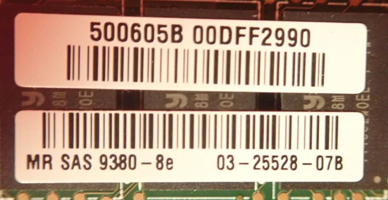 Avago LSI MegaRAID SAS 9380-8E External RAID Controller ARE-370-2004-00 ...