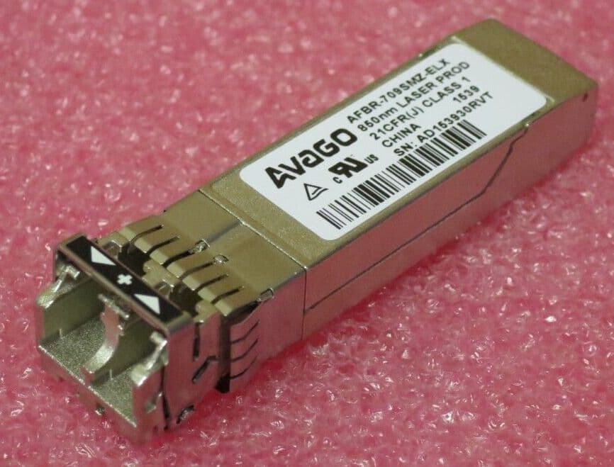 AVAGO SFP AFBR-709SMZ-ELX 10Gb Ethernet 850 nm 10GBASE-SR/SW SFP ...