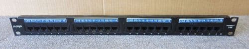 Avaya 1100PSE Systimax 1100 24 Port Cat 5e RJ45 1U 19" Patch Panel