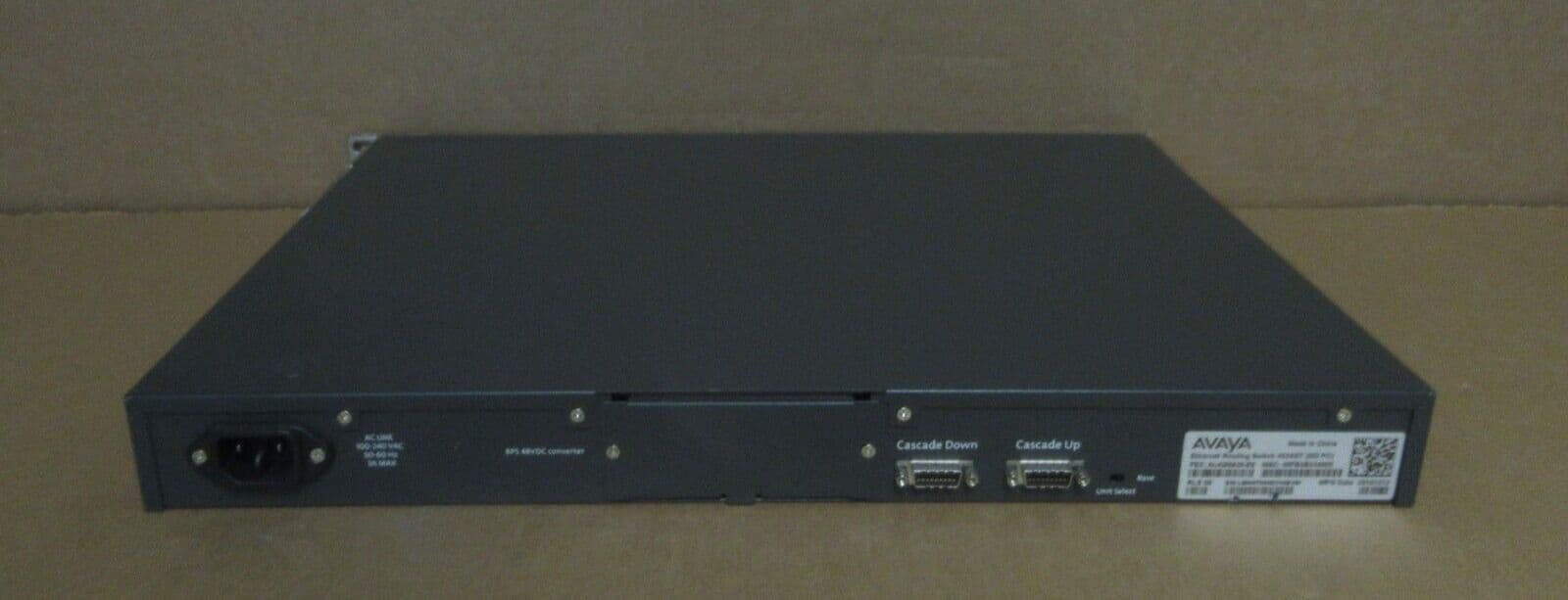 Avaya 4524GT - Rack Mount 24 Port Fast Ethernet IP Routing Switch ...