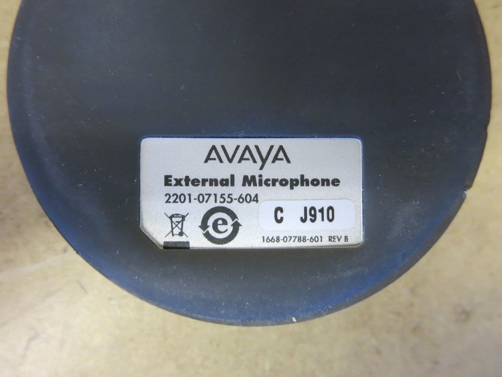 Avaya 4690 1692 IP Conference Phone External Microphone 2201-07155-604 ...