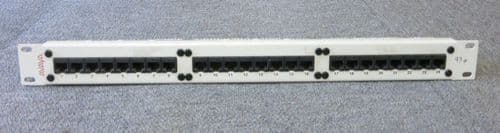 Avaya 700012917 IP600 Patch Panel 24 Port 1U 19" RJ45 Cat5 For 19" Racks