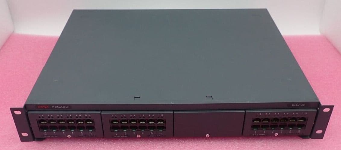 Avaya IP Office IP500 V2 IPO500v2 Control Unit 700476005 Card Modules