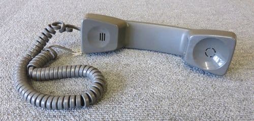 Avaya Lucent Deep Grey Replacement Telephone Handset And Curl Cord
