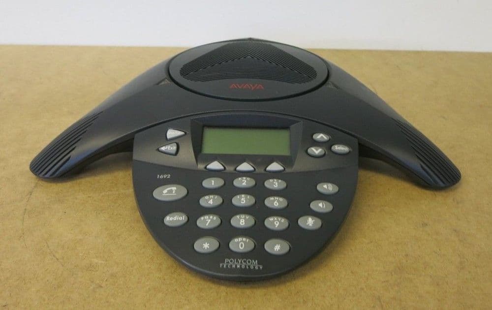 Avaya Polycom 1692 2201-15680-001 IP Conference Phone Station