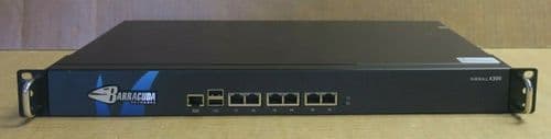Barracuda Networks X300 VPN Firewall Network Security 6x 1GbE Port NSA1120A-X300