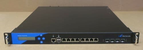 Barracuda NextGen Firewall Appliance F400 8x 1GbE +4x 1Gb SFP Port BNGIF400a.F20