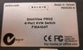 Belkin F1DA104T OmniView Pro 2 Series 4 Port KVM Switch With On-Screen Display