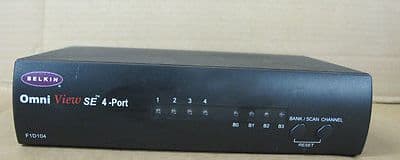 Belkin Omniview SE 4-Port F1D104 KVM Swicth Box