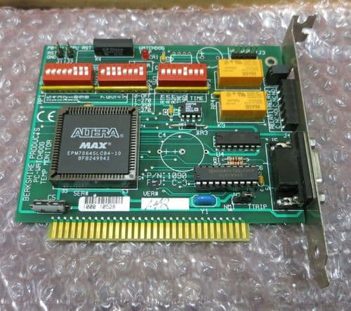 Berkshire Products PC WatchDog Temp Monitor Computer Card ISA-1090