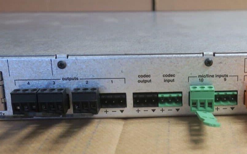 BIAMP Systems Nexia VC Conference Room DSP 1U Audio Digital Signal ...