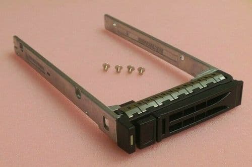 Black 2.5" SFF SAS/SATA Server Hard Drive / SSD Caddy Tray Enclosure With Screws