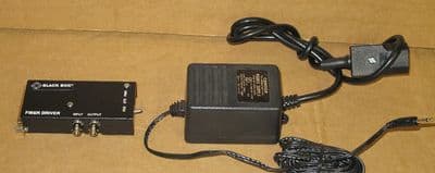 Black Box Fiber Fibre Driver RS232 To ST Fibre Channel Converter Adapter