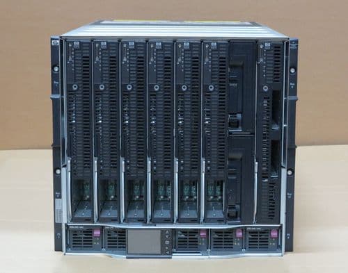 BLc7000 6x BL680c G5 22x Quad-Core E7330, 1 x BL685c G6 4x SIX-CORE Blade Server