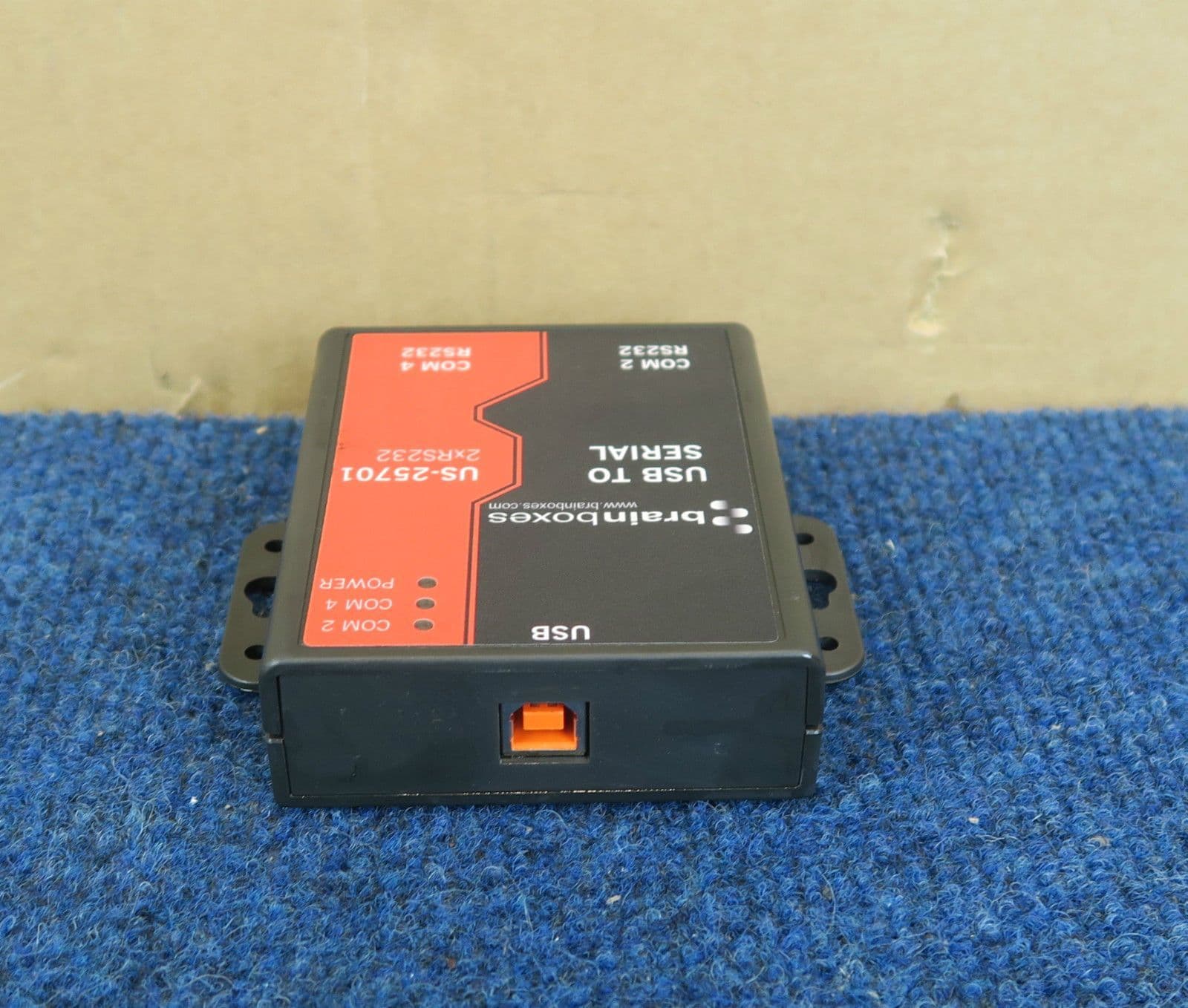 BrainBoxes US25701 USB To Serial 2 Port RS232 To USB Adapter