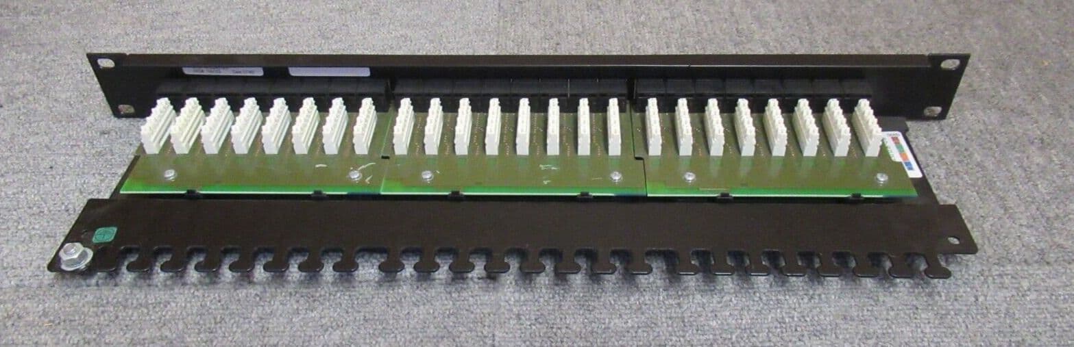 Brand-Rex C6CPNLU24012M 24 Port Cat6Plus Cat6 RJ45 Keystone Patch Panel ...