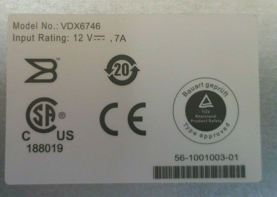 Brocade Hitachi VDX6746 10Gb DCB Switch Module HT-VDX6746-0000 GG ...