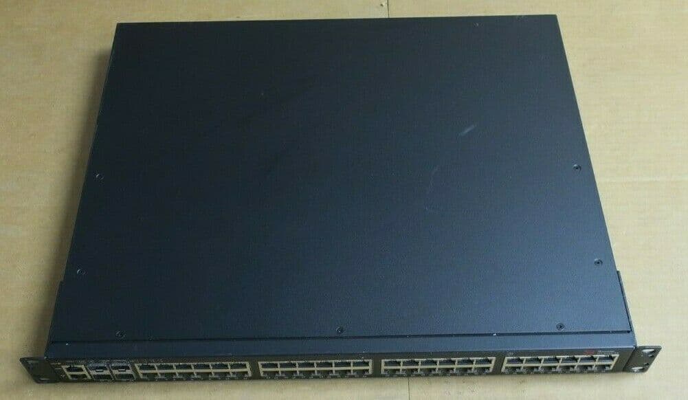 Brocade ICX6450-48P PoE Switch 2xPort 1 GbE 2xPort 1/10 GbE SFP Switch