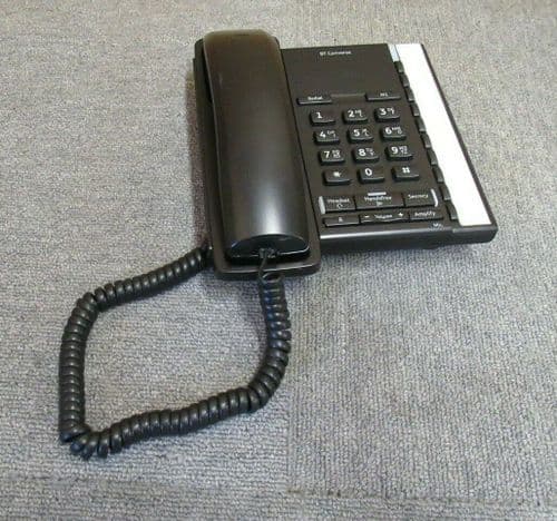 BT 40208 Converse 2200 Black Wall Mountable Corded Analog Office Telephone