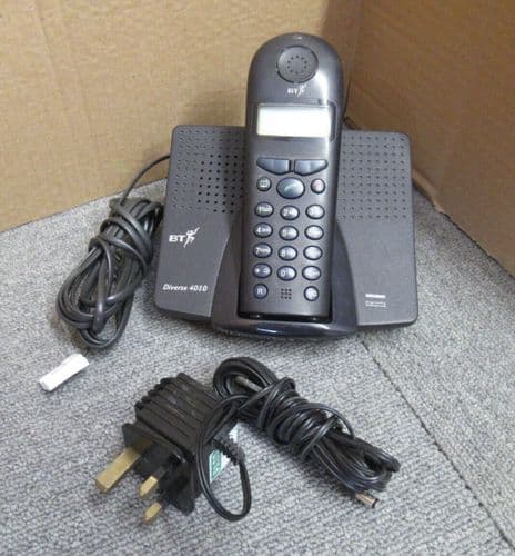 BT Diverse 4010 Classic Cordless Phone and Base Station Grey