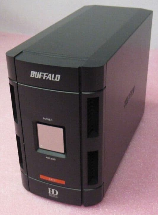 Buffalo DriveStation Duo Hard Drive Array 1 0TB 2 x 500gb SATA HD-W1 ...