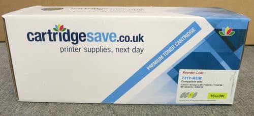 Cartridgesave 731Y-REM New Boxed Yellow Toner Cartridge - 6269B002 for Canon