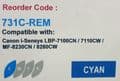 Cartridgesave for Canon 731C-REM New Boxed Cyan Toner Cartridge - 6271B002