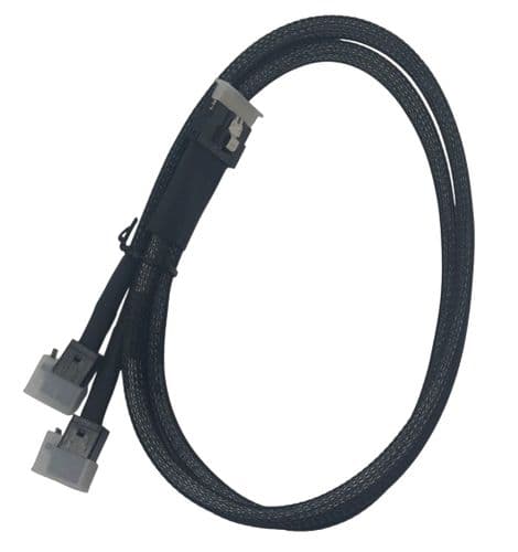 ChenYang PCI-E SAS Slim 4.0 SFF-8654 8i 74 Pin-Dual SFF-8643 4i Mini SAS Cable