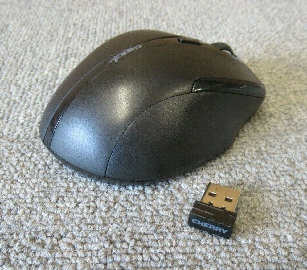 Cherry JW-TO120/01 JF-TO1REV DW 5100 Wireless Optical Mouse With Dongle Black