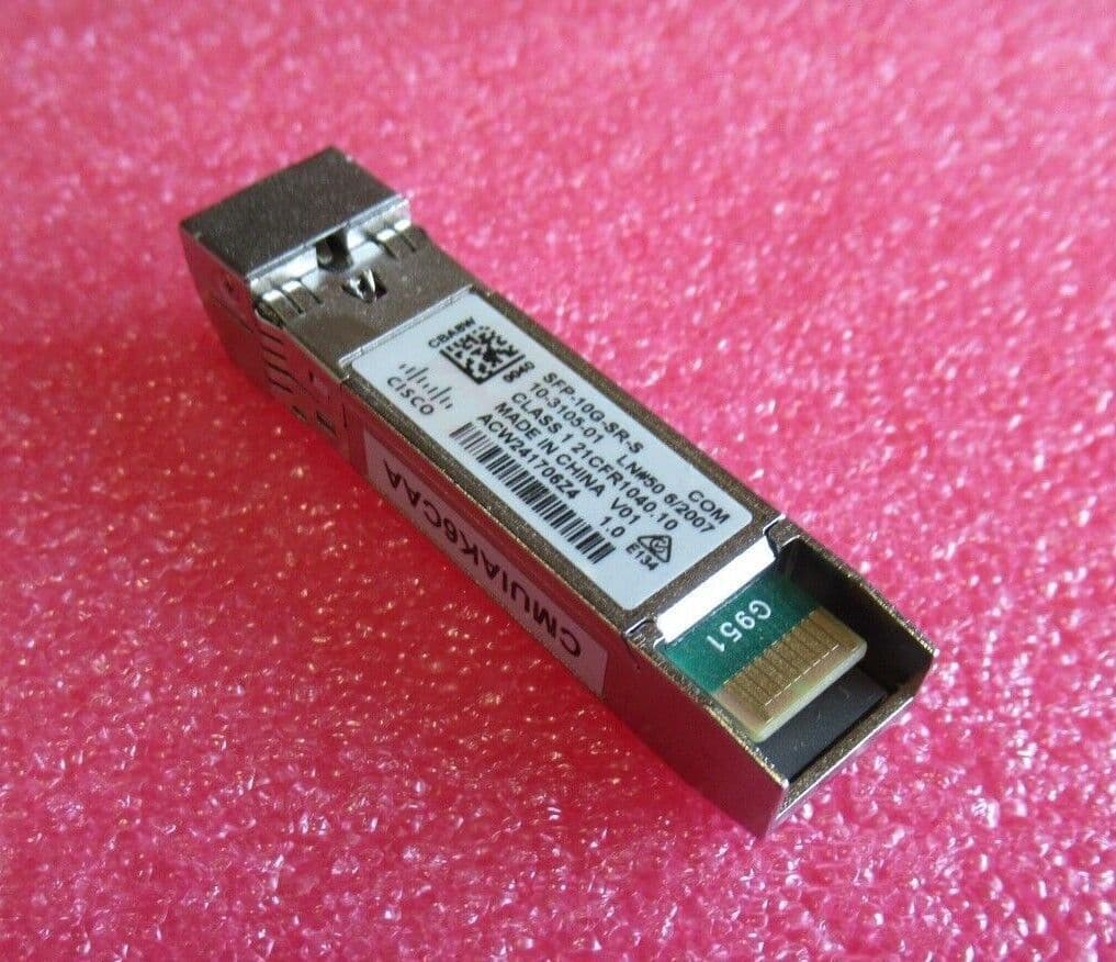 Cisco 10-3105-01 SFP-10G-SR-S 10Gbps 10GBase-LR Fiber LC SFP ...