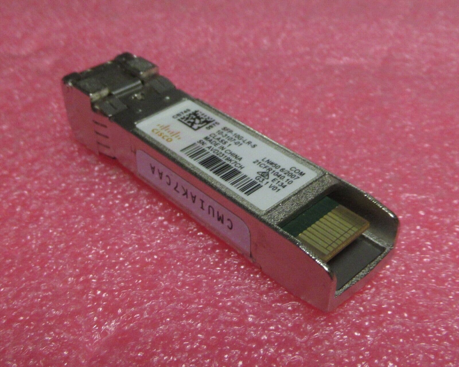 Cisco 10-3107-01 SFP-10G-LR-S 10Gbps 10GBase-LR Fiber LC SFP ...