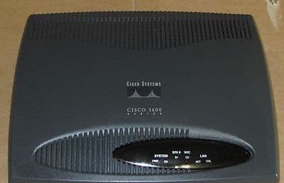 Cisco 1603-R 1603 R Ethernet/ISDN-BRI Modular Router With Serial And Flash Card