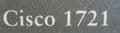 Cisco 1700 Series Modular Access Router 64MB DRAM 32MB Memory - P/N CISCO1721