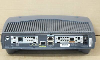 Cisco 1701 ADSL Security Access Router WIC 1ADSL & WIC 1BS/T