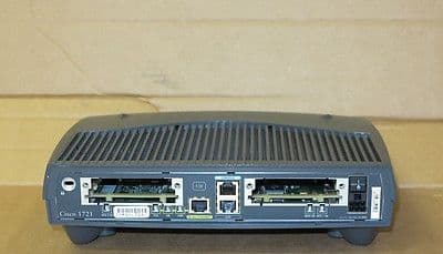 Cisco 1721 Single Port Modular Wired Fast Ethernet Network Router - CCNA CCNP