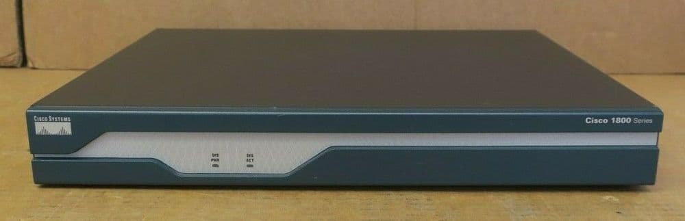 Cisco 1841 1800 CISCO1841 2-Slot Modular Integrated Services Router ISR 1U