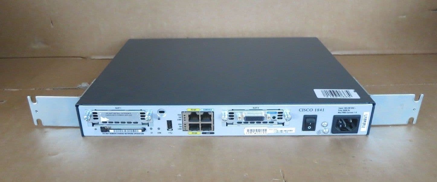 Cisco 1841 Integrated Services T1/E1 Router WIC-1T Serial WAN Interface ...