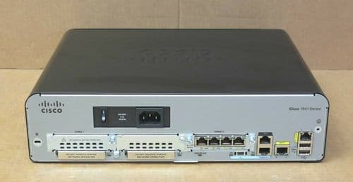CISCO 1941/K9 Integrated Services Gigabit Router ipbasek9 2U Rack EHWIC-4ESG