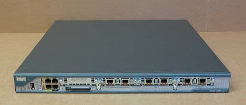 Cisco 2801 CISCO2801-SRST/K9 Fast Ethernet Network Router Security Rackmount 1U