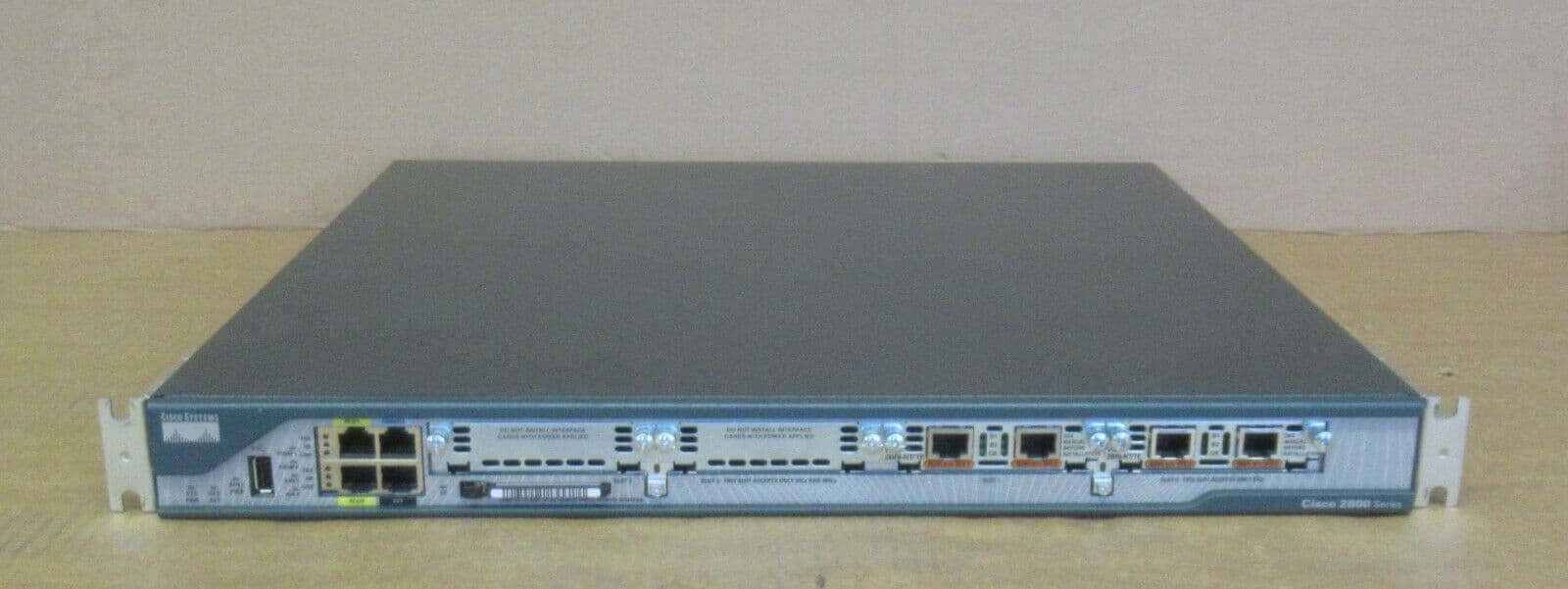Cisco 2801 CISCO2801-V/K9 Fast Ethernet Network 1U Router Security