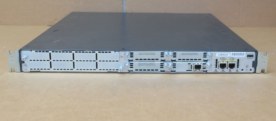 Cisco 2811 2800 1U ISR Integrated Services Router CISCO2811 VWIC2-2MFT ...