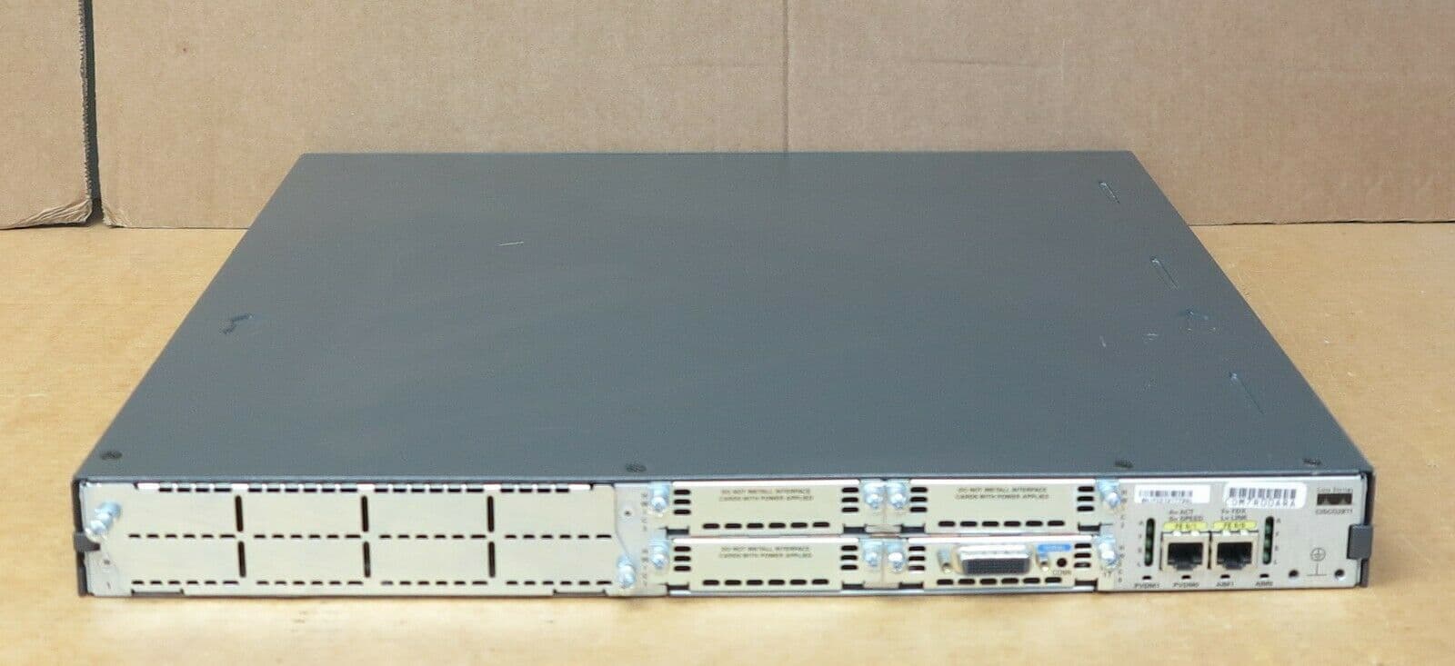 Cisco 2811 2800 Series Integrated Services Router Rackmount 1U WIC-1T ...