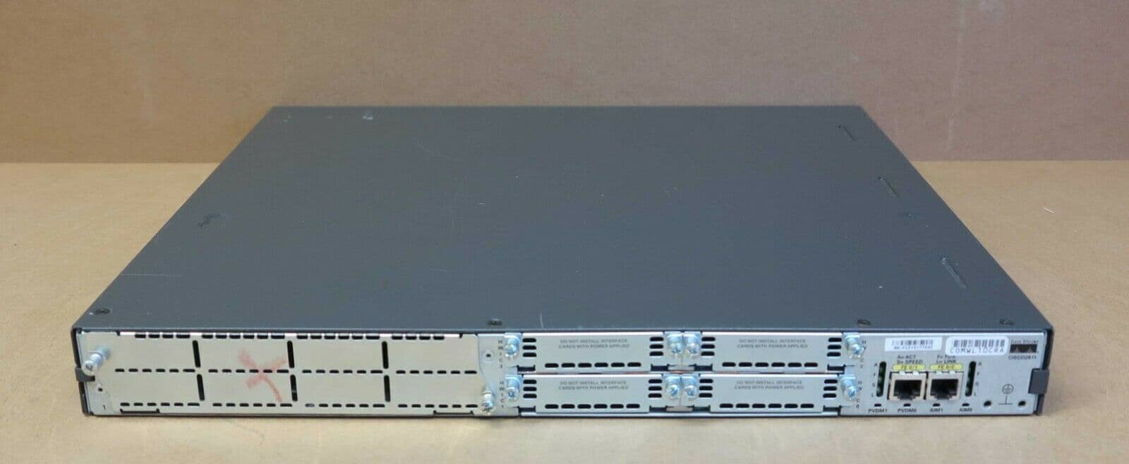 Cisco 2811 2800 Series ISR Integrated Services Router 10/100 Rackmount 1U