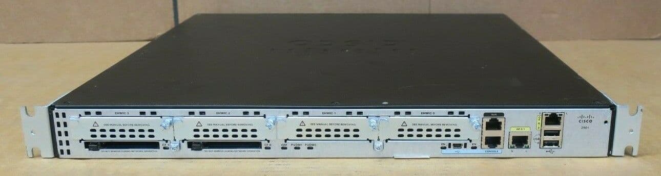 Cisco 2901 CISCO2901/K9 Integrated Services Router ISR 4x Interface ...